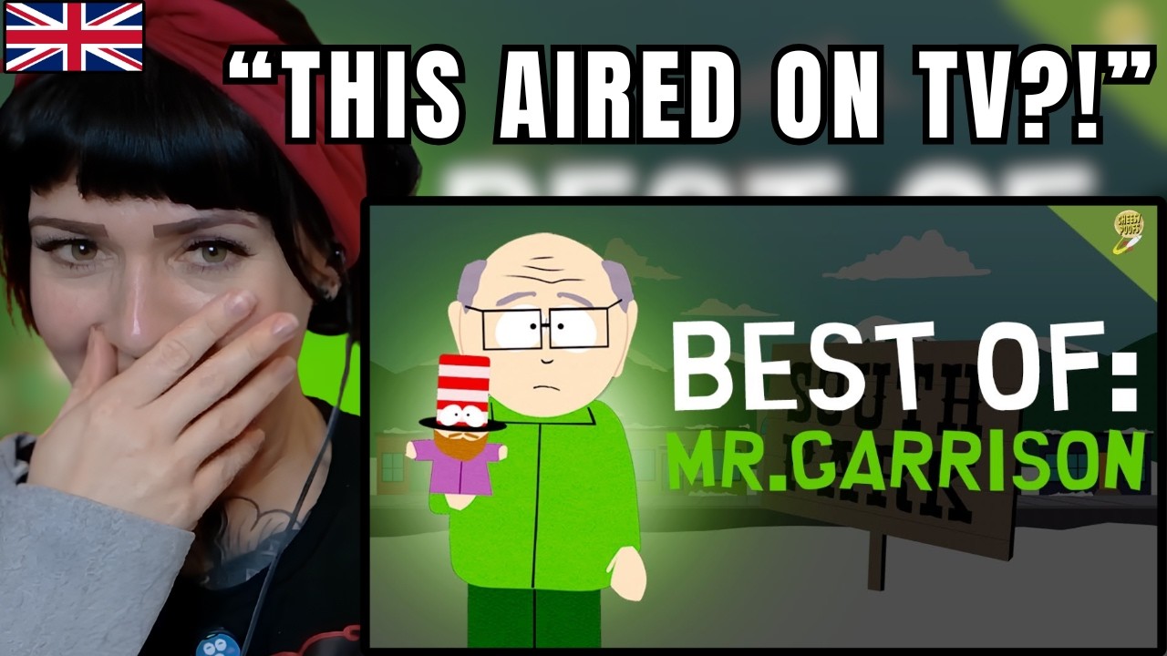 British Girl Reacts to South Park’s Most UNHINGED Mr. Garrison Moments