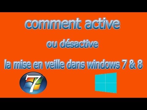 comment regler la veille sur windows 8