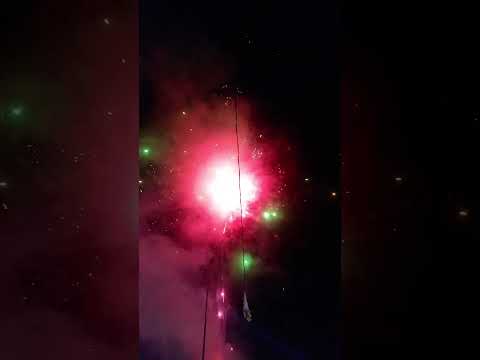 Fuegos artificiales  inauguración de Paseo Santa catarina Barahona