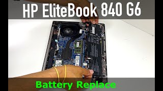 HP EliteBook 840 G6 | How To Replace Battery