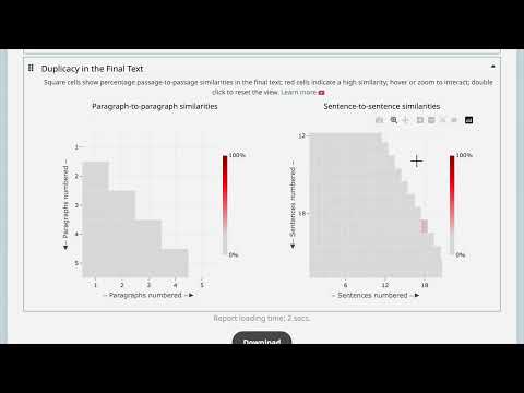 Duplicity in the Final Text Chart in a Process Visualization Report