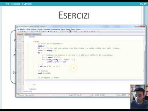 Ursomando PHP 08 - Esercizi (sul filmato 07)