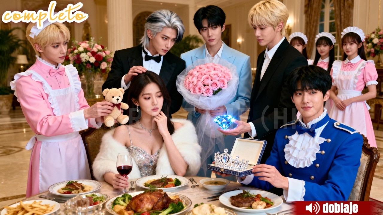 Chica despreciada resulta la heredera del millonario;5 hermanos magnates la miman como una princesa!