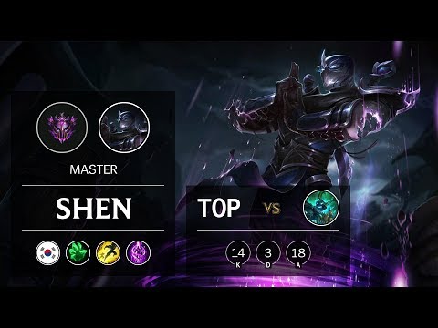 Shen Top vs Hecarim - KR Master Patch 9.7