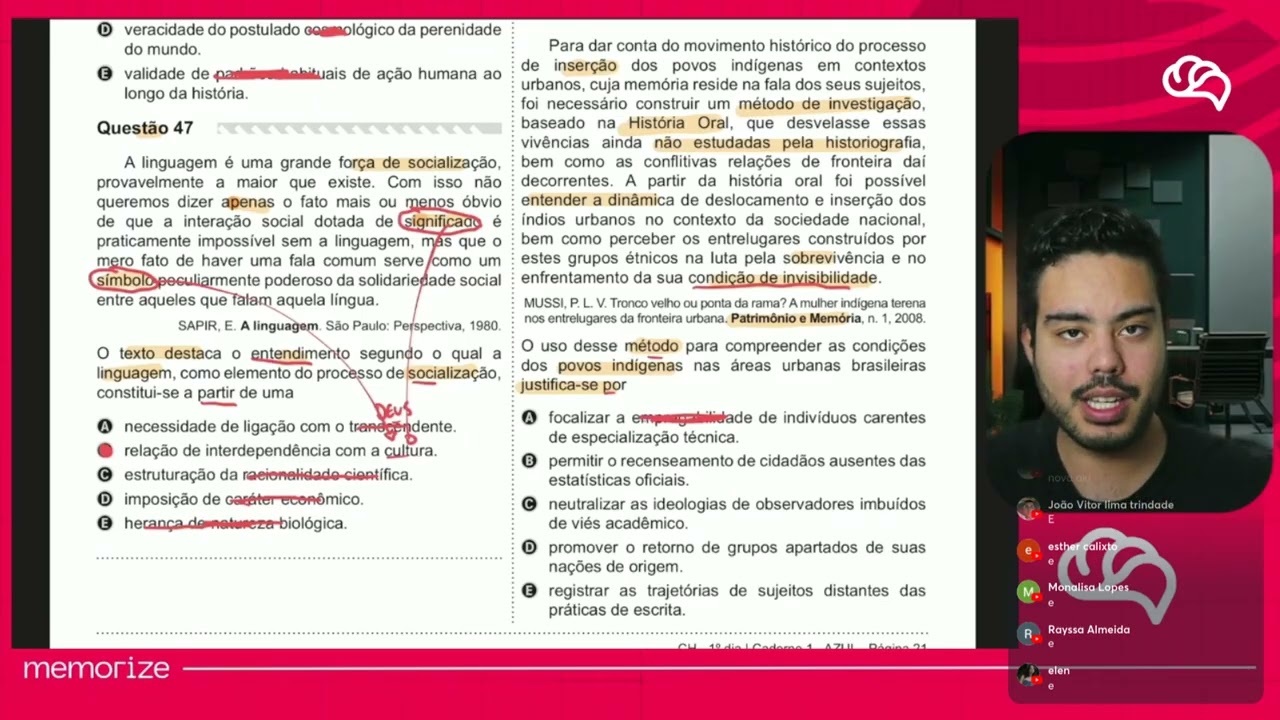 Resolução em Vídeo — Questão 49 ENEM 2019 PPL