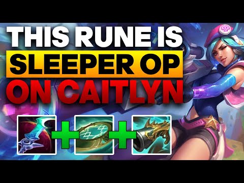 FIRST STRIKE LETHALITY CAITLYN IS INSANE - Caitlyn ADC Gameplay
