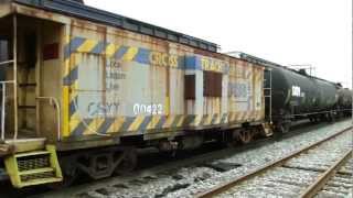 preview picture of video 'CSX Caboose, HLCX, Chessie, Meet & Graffiti'