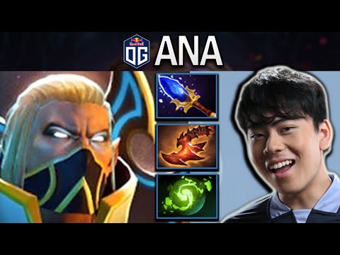 OG.ANA SMURF INVOKER WITH 22 KILLS & OVERWHELMING BLINK - DOTA 2 7.31 GAMEPLAY
