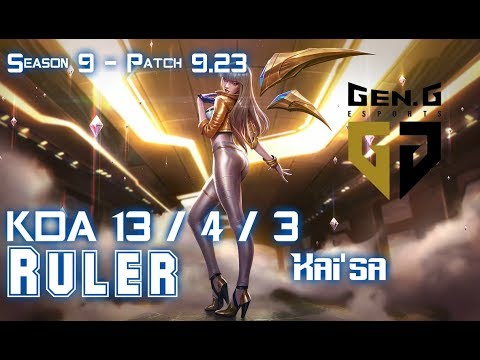 Gen Ruler KAI'SA vs YASUO ADC - Patch 9.23 KR Ranked
