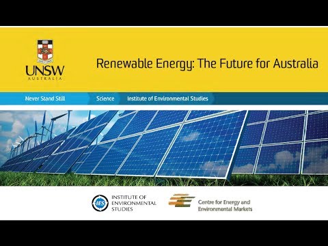 Renewable Energy - The Future for Australia Symposium