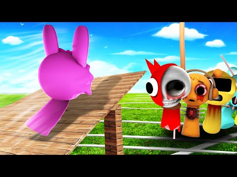 Who has the Longest Jump in SPRUNKI?! (all horror sprunki characters)