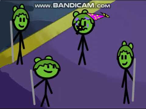 Angry Birds Toons | Sneezy Does It But It‘s Stickman (Valentine's Day Special) (Part 1)