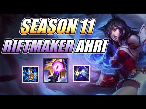 SEASON 11 Ahri Riftmaker Full Gameplay ~ Rank 1 Ahri LegitKorea