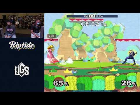 CG Jflex vs Agency Wally - Singles Bracket Melee: Round of 24 - Riptide | Sheik vs Peach