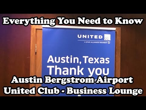 Aeroporto Austin Bergstrom - United Club - Business Lounge - ABIA