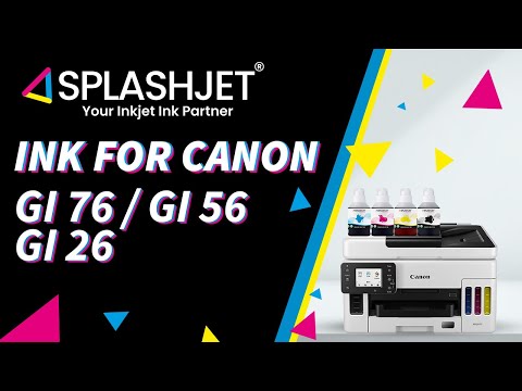 How To Refill Canon Maxify GX6070, GX7070, GX6050, GX7050, GX6020, GX7020 | Canon GI76,GI56,GI26 ink