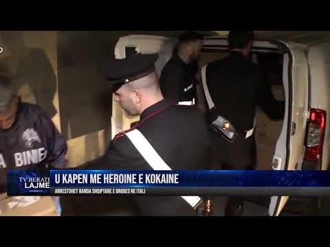U kapën me heroinë dhe 2 kg kokainë, arrestohet banda shqiptare e drogës në Itali