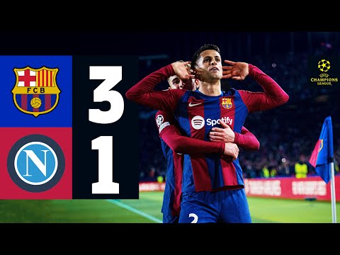 Resumen de Barcelona vs Napoli Ottavi