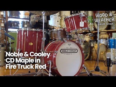 Noble & Cooley CD Maple in Fire Truck Red 10x20 16x16 9x13 image 7