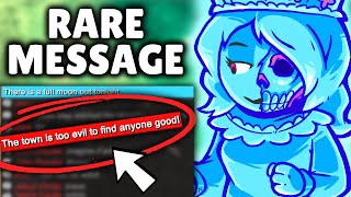 If You See This RARE Message, RUN Away Fast | Town of Salem