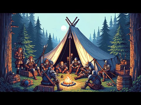 Take time to rest after a long and hard battle..Warriors' Reprieve: Tales from the Campfire