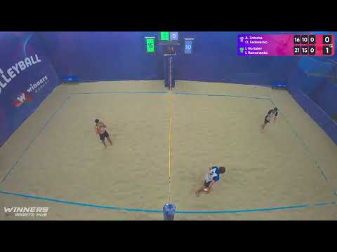 13:25 A. Zabuha / O. Fedorenko - I. Horiaiev / I. Romanenko 04.11.2022 | Winners Beach Volleyball