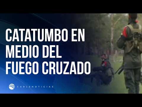 Combates entre ELN y disidencias dejan familias confinadas en el Catatumbo