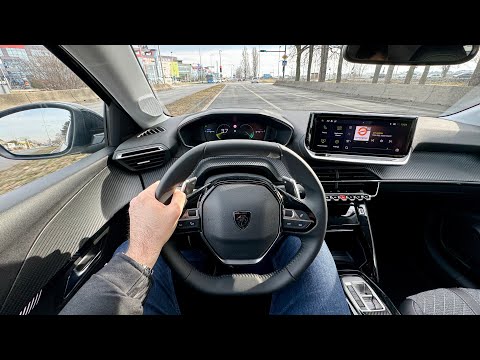 Neuer PEUGEOT 208 FACELIFT 2024 – POV-Probefahrt (48V HYBRID, 100 PS, ALLURE) Fahrspaß pur