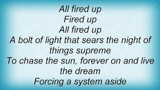 Judas Priest - All Fired Up Lyrics