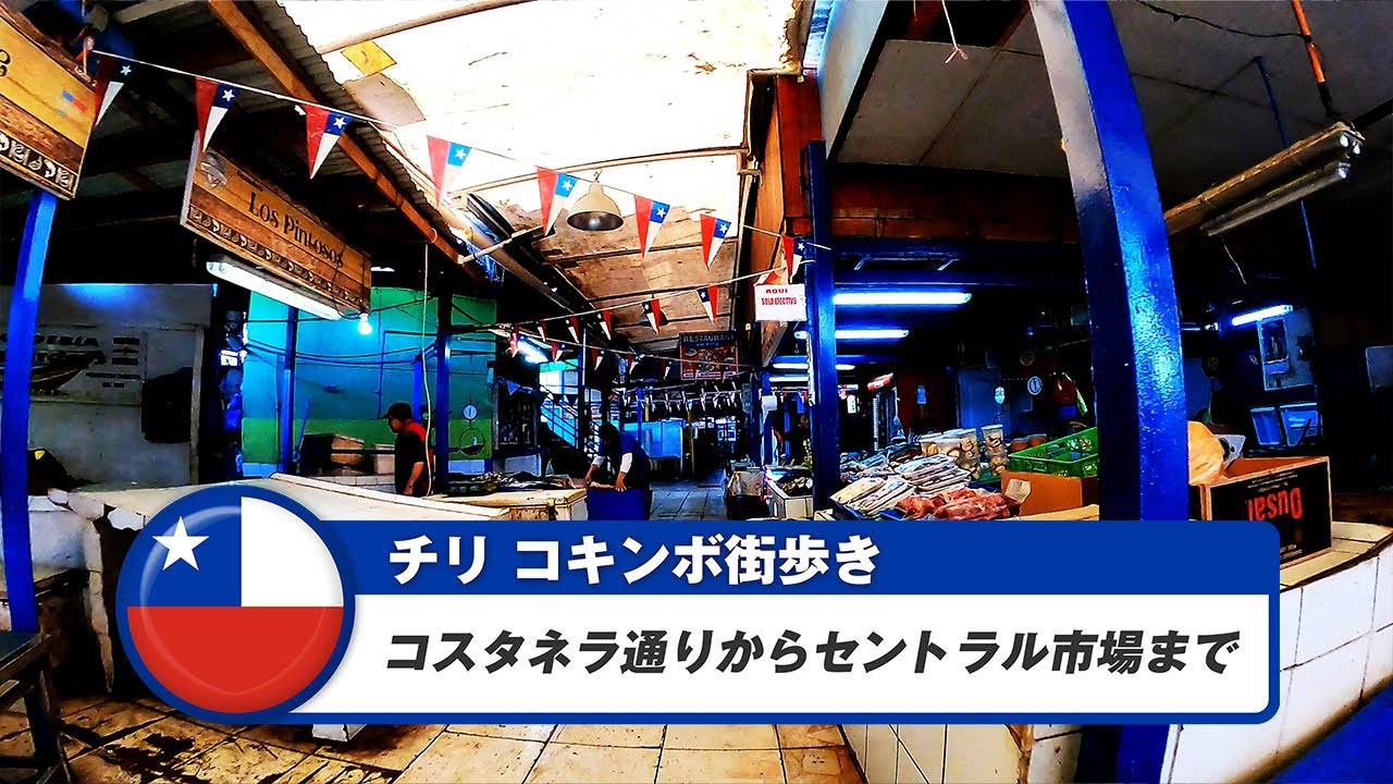 【チリ】コキンボ④コスタネラ通りからセントラル市場まで