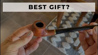 Joyoldelf Tobacco Pipe, Rosewood Handcrafted Churchwarden Pipe, Complete Starter Set