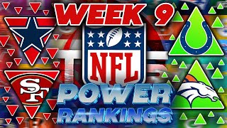 2025 NFL Power Rankings Week 9 Edition!