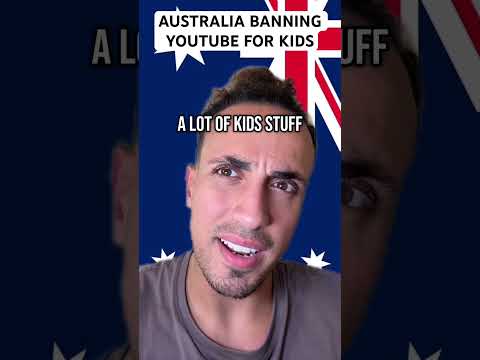 Australia Banning YouTube For Kids