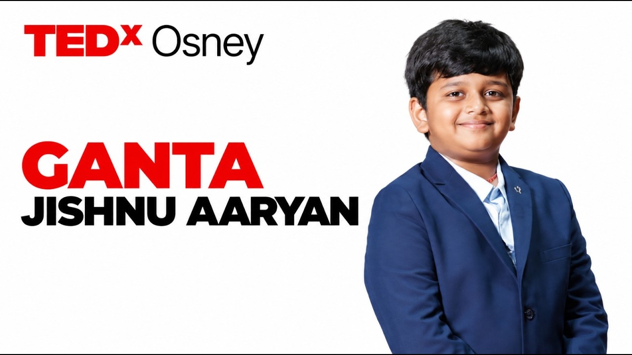 I Know Where I'm Going: From 216 Digits to the Football Field | Ganta Jishnu Aaryan | TEDxOsney