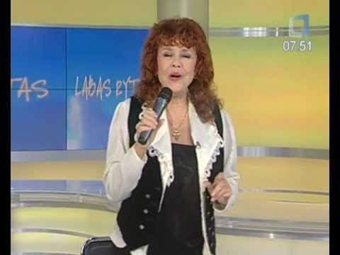 LTV studijoje svečiavosi estrados žvaigždė Nelly Paltinienė