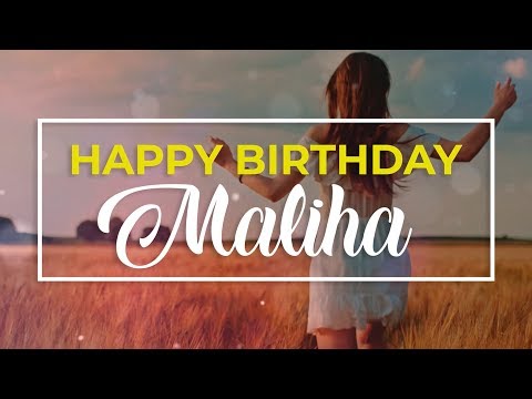 Happy Birthday Maliha 🎉 | Personalized Birthday wishes