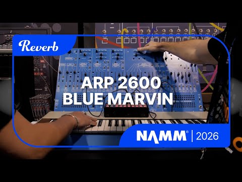 An ARP 2600 "Blue Marvin" In The Wild at NAMM 2026