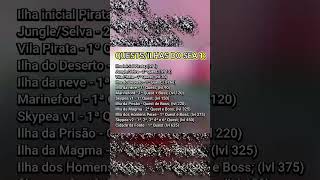 MELHORES ILHAS/QUEST PRA FARM NO BLOX FRUITS!🍈 #fyp