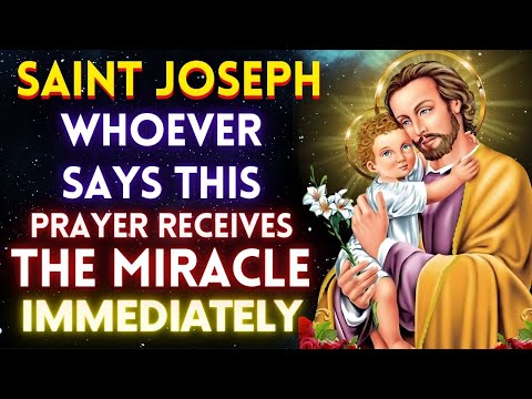 ✝️PRAYER TO SAINT JOSEPH FOR IMPOSSIBLE CASES, URGENT AND DESPERATE NEEDS🙏