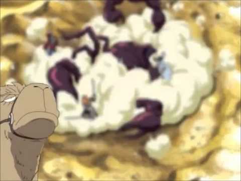 One Piece - Straw Hats vs Giant Scorpion with Ace laughing his ass off