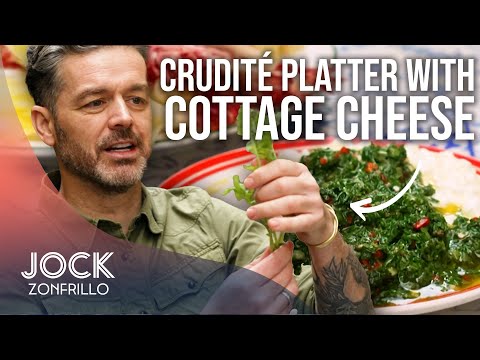 Crudité Platter with Cottage Cheese & Chimichurri Dip | Starter Recipes | Jock Zonfrillo