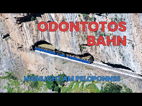 Odontotos Bahn am Peloponnes in Griechenland