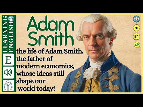 Improve your English  ⭐  Very Interesting Story - Level 3 -  Adam Smith | WooEnglish