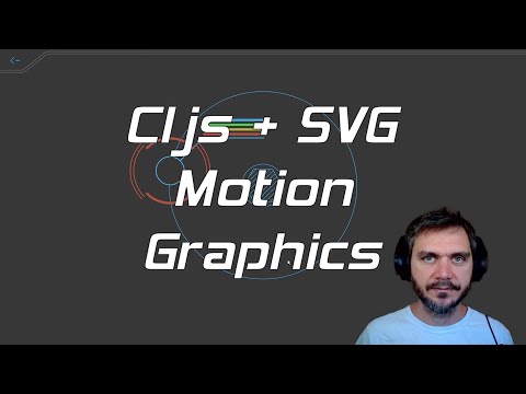 ClojureScript + SVG motion graphics