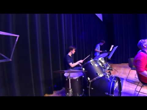 live drumming: three little pop tunes , UDI jeugdoptreden 9-7-2017