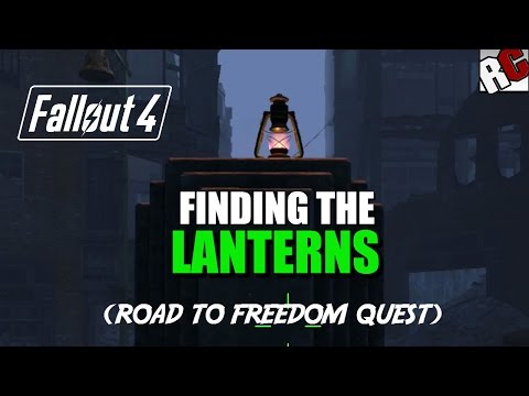 Fallout 4 - How to find Lanterns for "Road to Freedom Quest" - Lamp Guide for Railroad Quest