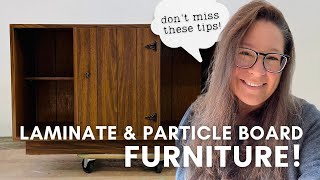 How to Transform LAMINATE & PARTICLE BOARD furniture into a beautiful masterpiece!