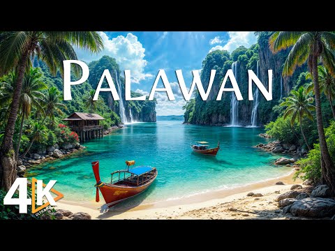 WONDERS OF PALAWAN 4K UHD • Tropical Bliss & Breathtaking Beauty & Relaxing Music