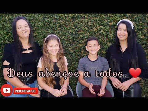 BRILHA MAIS E MAIS - Hino 447 CCB - Luan e Júlya  com a Mamãe Josi e a Vovó Ester
