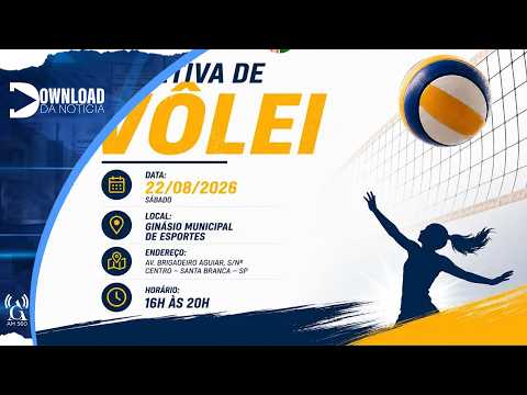 Inscrições para seletiva do time adulto de vôlei de Santa Branca terminam hoje